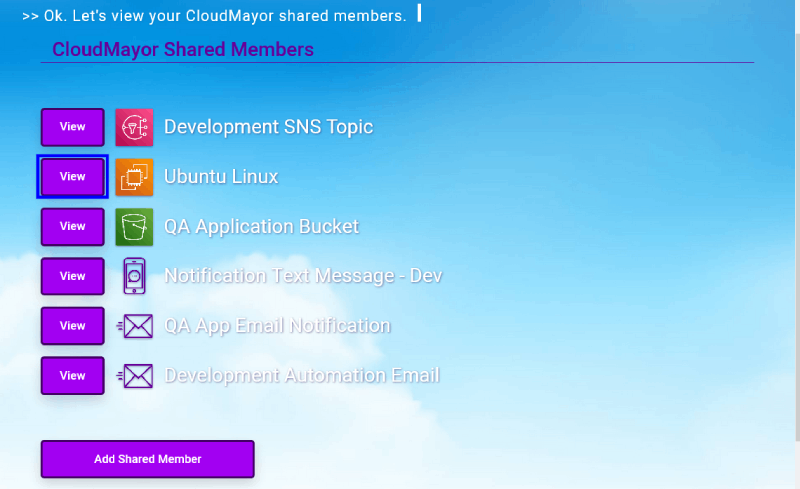 CloudMayor View Member