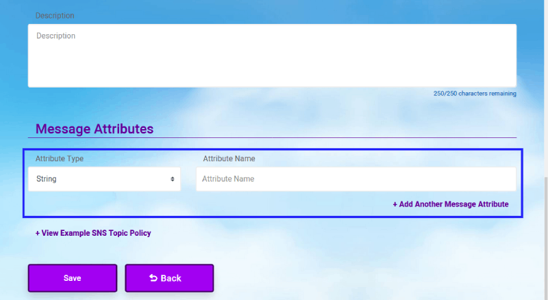 CloudMayor SNS Consumer Form